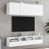 vidaXL TV Wall Cabinet Set of 2 White Engineered wood Small