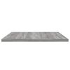 vidaXL Wall Shelf Set of 4 Grey sonoma Engineered wood 31.5x15.7 in