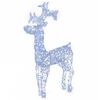 vidaXL Reindeer Christmas Decoration Set of 3 Cool White Acrylic Large