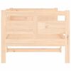 vidaXL Day Bed Natural Wood Solid Pine Wood, Plywood Twin