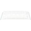 vidaXL Greenhouse White Polyethylene, Galvanized Steel Large