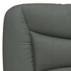 vidaXL Headboard Cushion Dark Grey 100% polyester fabric, PP fiber filling