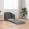 vidaXL Sofa Bed Dark Grey 25.59 x 31.50 x 32.68 in Velvet