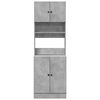 vidaXL Kitchen Cabinet Concrete Gray 23.6"x19.7"x70.9" Engineered Wood