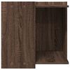 vidaXL Cat Litter Box Enclosure Brown Oak Engineered Wood Compact