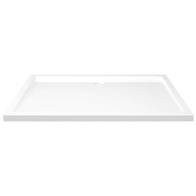 vidaXL Rectangular ABS Shower Base Tray White 31.5"x47.2"