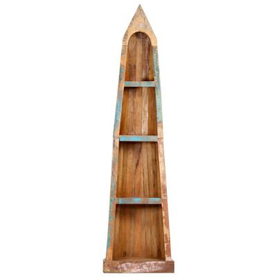 vidaXL Bookshelf 19.7"x15.7"x70.9" Solid Reclaimed Wood