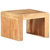 vidaXL Side Table Natural Wood Solid Acacia wood Small Durable