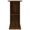 vidaXL Aquarium Stand Brown Oak Engineered Wood Medium Storage