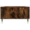 vidaXL Coffee Table Smoked Oak Engineered wood and iron