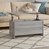 vidaXL Coffee Table Grey Sonoma Engineered wood Medium
