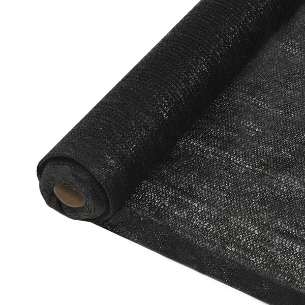 vidaXL Privacy Net HDPE 4.9'x82' Black