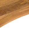 vidaXL Desktop Natural Solid rough mango wood 47.2x23.6 in Durable