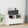 vidaXL TV Cabinet Drammen White 99 x 43 x 55 cm Solid Pine wood