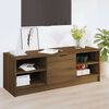 vidaXL TV Cabinet Brown oak Engineered wood 40.2 in x 14.0 in x 14.4 in