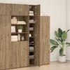 vidaXL Slim Storage Cabinet artisan oak 30 x 42.5 x 225 cm
