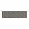 vidaXL Garden Bench Cushion Melange dark grey 100% polyester