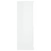 vidaXL Highboard High gloss white Engineered wood 23.6 x 14.0 x 40.7 in