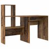 vidaXL Desk Old Wood 51.77 x 19.69 x 41.93 in Engineered Wood
