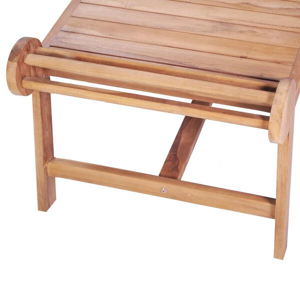 vidaXL Garden Table Teak Solid Teak Medium Durable Coffee Table