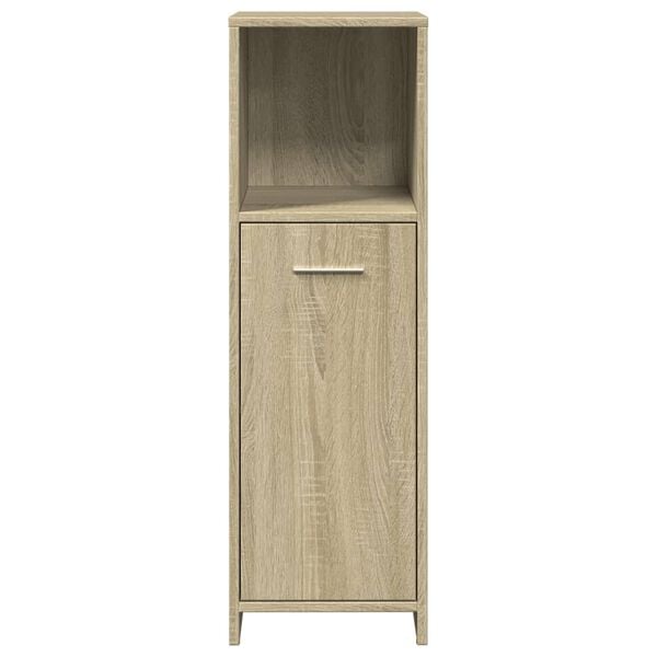 vidaXL Bathroom Cabinet Sonoma Oak Engineered wood Bathroom Cabinet