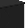 vidaXL Bathroom Cabinet with Drawer Black 30.12 x 13.78 x 25.20 in