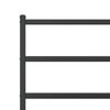 vidaXL Bed Frame Black Powder-coated steel 72x84 in Bed Frame