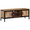 vidaXL TV Cabinet Rough Mango Wood Solid Rough Mango Wood