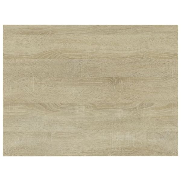 vidaXL Shelf Set of 4 Sonoma Oak Engineered Wood 15.7x11.8 in