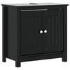 vidaXL Bathroom Furniture Set Black