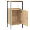 vidaXL Bedside Cabinet Sonoma oak Engineered wood Medium Bedside Cabinet