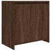 vidaXL Bathroom Cabinet Brown oak Engineered wood Medium