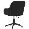 vidaXL Swivel Office Chair Black Velvet