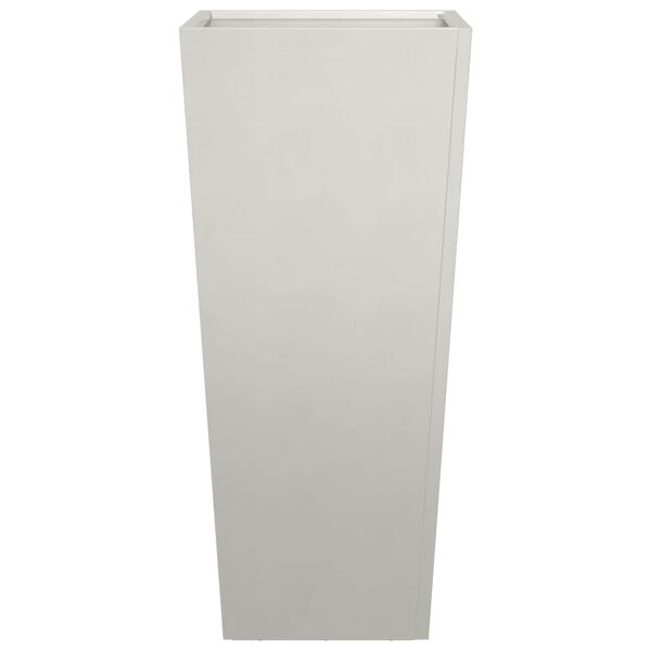 vidaXL Garden Planter Silver Stainless Steel Durable Garden Planter