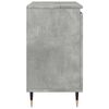 vidaXL Bathroom Cabinet Concrete Grey Engineered Wood, Iron Medium