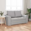 vidaXL Sofa Bed Cloud Grey 58.27 x 27.95 x 32.68 in Fabric