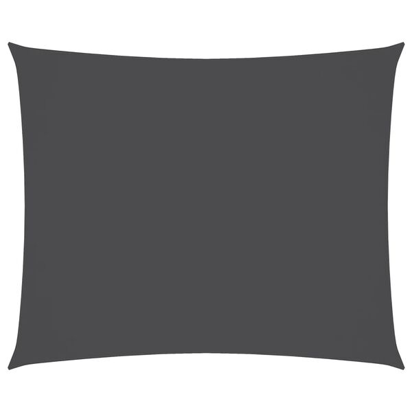 vidaXL Sunshade Sail Oxford Fabric Rectangular 13.1x16.4' Anthracite