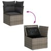 vidaXL Garden Sofa Set Grey, Dark grey