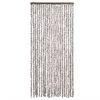 vidaXL Fly Curtain Taupe and White 35.4x78.7" Chenille