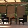 vidaXL Garden Dining Set Black