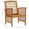 vidaXL Garden Lounge Set Natural Acacia Solid Acacia Wood 5 Piece Set