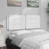 vidaXL Headboard Cushion White