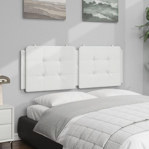 vidaXL Headboard Cushion White
