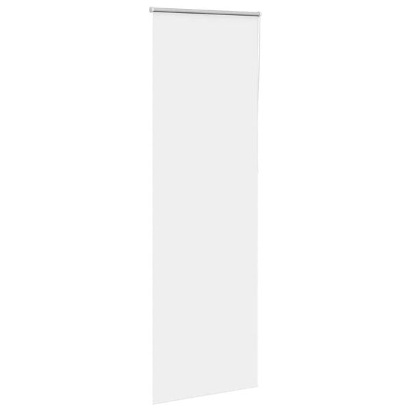 vidaXL Roller Blind White Polyester 31.5x90.6 in Height-Adjustable