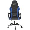 vidaXL Gaming Chair Black and Blue