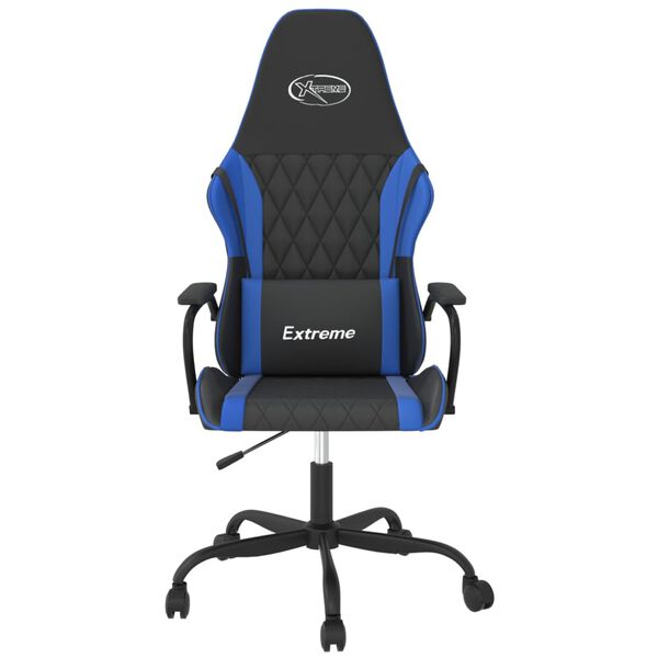 vidaXL Gaming Chair Black and Blue