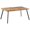 vidaXL Dining Table Teak Solid teak wood Durable Dining Table