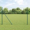 vidaXL Fence Post Green 82.02 x 4.92 ft (1.97 in mesh) Steel