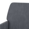 vidaXL Armchair Dark Grey Velvet (100% polyester), metal, plywood Standard
