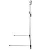vidaXL Wardrobe Hanging Rail Silver